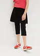 Capri legging met geïntegreerde rok, bonprix