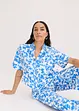 Blouse met korte mouwen van soepele viscose, bonprix