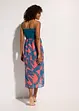 Strapless strandjurk van chiffon, bonprix