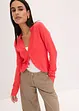 Kort vest met viscose, bonprix