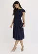Midi jurk van delicate tule met kant, bonprix