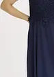 Midi jurk van delicate tule met kant, bonprix