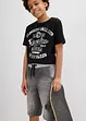 Jongens sweat jeans bermuda, regular fit, bonprix
