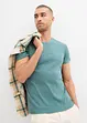 Geribd T-shirt, slim fit (set van 2), bonprix