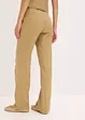 High waist bandplooibroek met linnen, bonprix