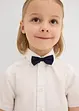 Overhemd met korte mouwen en strikje van puur katoen (2-dlg. set), bonprix