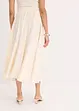 Twill rok met een vloeiende viscosemix, bonprix