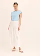 Jersey rok met brede tailleband, bonprix