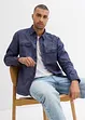 Overhemd in gewassen look, lange mouw, bonprix