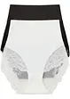 Corrigerende lasercut panty (set van 2), medium corrigerend, bonprix