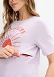 2-in-1 zwangerschaps- en borstvoedingsshirt van biologisch katoen, bonprix