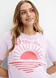 2-in-1 zwangerschaps- en borstvoedingsshirt van biologisch katoen, bonprix