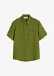 Blouse met borstzak en korte mouwen, bonprix