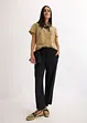 Popeline blouse met korte mouwen, bonprix