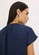 Blouse met korte mouwen en blinde knoopsluiting, bonprix