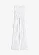 Jumpsuit in een jersey-linnenmix, bonprix
