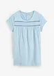 Katoenen shirt met kant, bonprix