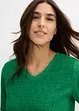 Crêpe shirt met broderie anglaise, bonprix