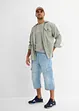 Regular fit 3/4 cargo jeans, straight, bonprix
