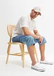 Regular fit 3/4 cargo jeans, straight, bonprix