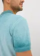 Piqué poloshirt in washed out used look, bonprix