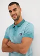 Piqué poloshirt in washed out used look, bonprix