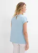 Katoenen shirt met kant, bonprix