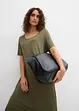 Comfortabele shirtjurk met split in maxilengte, bonprix