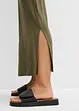Comfortabele shirtjurk met split in maxilengte, bonprix