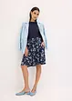 Jersey jurk met gedessineerd rokdeel, bonprix