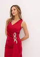 Jersey jurk met strassapplicatie, bonprix
