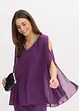 Jurk van chiffon met strass, bonprix