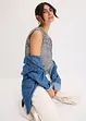 Ajour top met effectgaren, bonprix