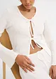 Shirtvest van bar crêpe, bonprix
