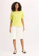 T-shirt met broderie anglaise, bonprix