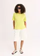 T-shirt met broderie anglaise, bonprix