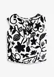 Korte blousetop van soepele viscose, bonprix