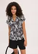 Henley shirt van een zachte viscosemix, bonprix