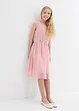 Chiffon meisjes jurk met paillettenband, bonprix
