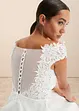 Trouwjurk met carmenhals en kant, bonprix