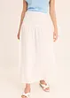 Jersey rok met brede tailleband, bonprix