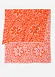 Handdoek met jacquard bloemmotief, bonprix