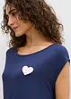High-low shirt van soepel vallende viscosemix, bonprix