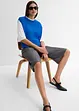 Ballonvormige gebreide top van fijne viscose, bonprix
