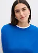 Ballonvormige gebreide top van fijne viscose, bonprix