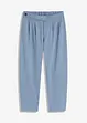 Jersey broek met bandplooien, bonprix