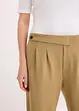 Jersey broek met bandplooien, bonprix
