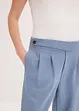 Jersey broek met bandplooien, bonprix