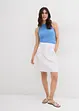 Stretch spijkerrok met high waist, bonprix