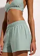 Bikini en zwemshort met gerecycled polyamide (3-dlg. set), bonprix